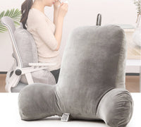 HKM-713171 Office Back Cushion Pillowcase Plush Filling, 55x42x20cm, Comfortable Support