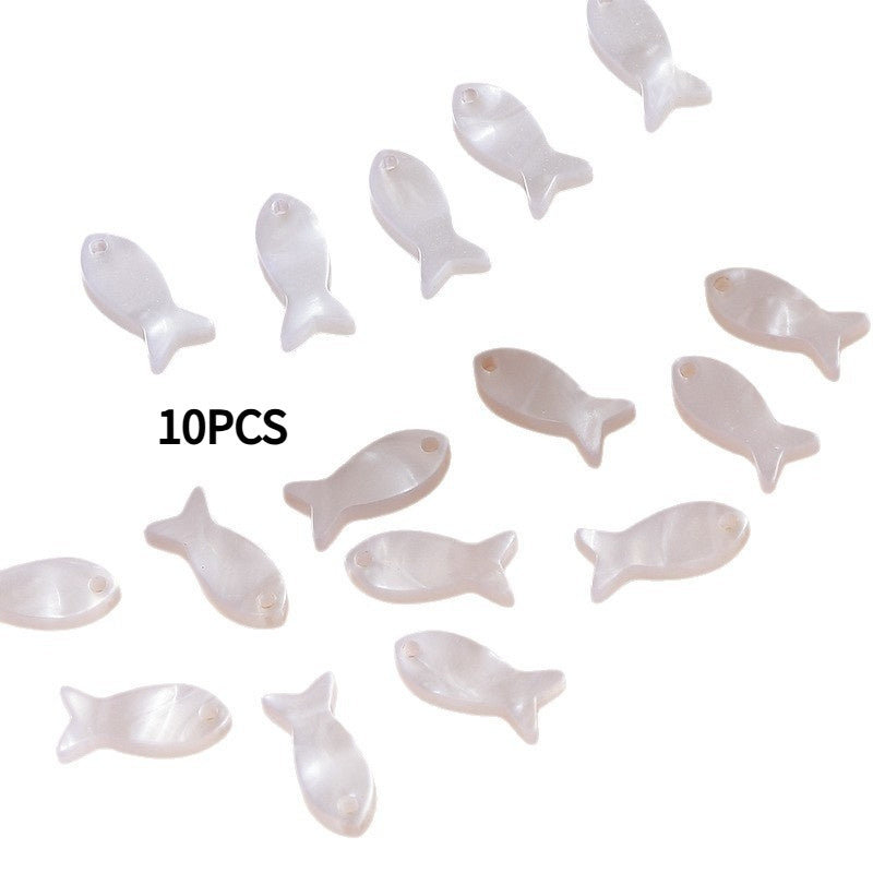 KTX-713619 Apple and Fish Shape Decorative Buckles for Kids' Coats - Metal Buttons in Various Sizes