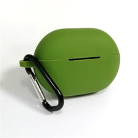 HKM-713683 Silicone Protective Sleeve for Huawei FreeBuds Pro with Carabiner - Full Cover Case