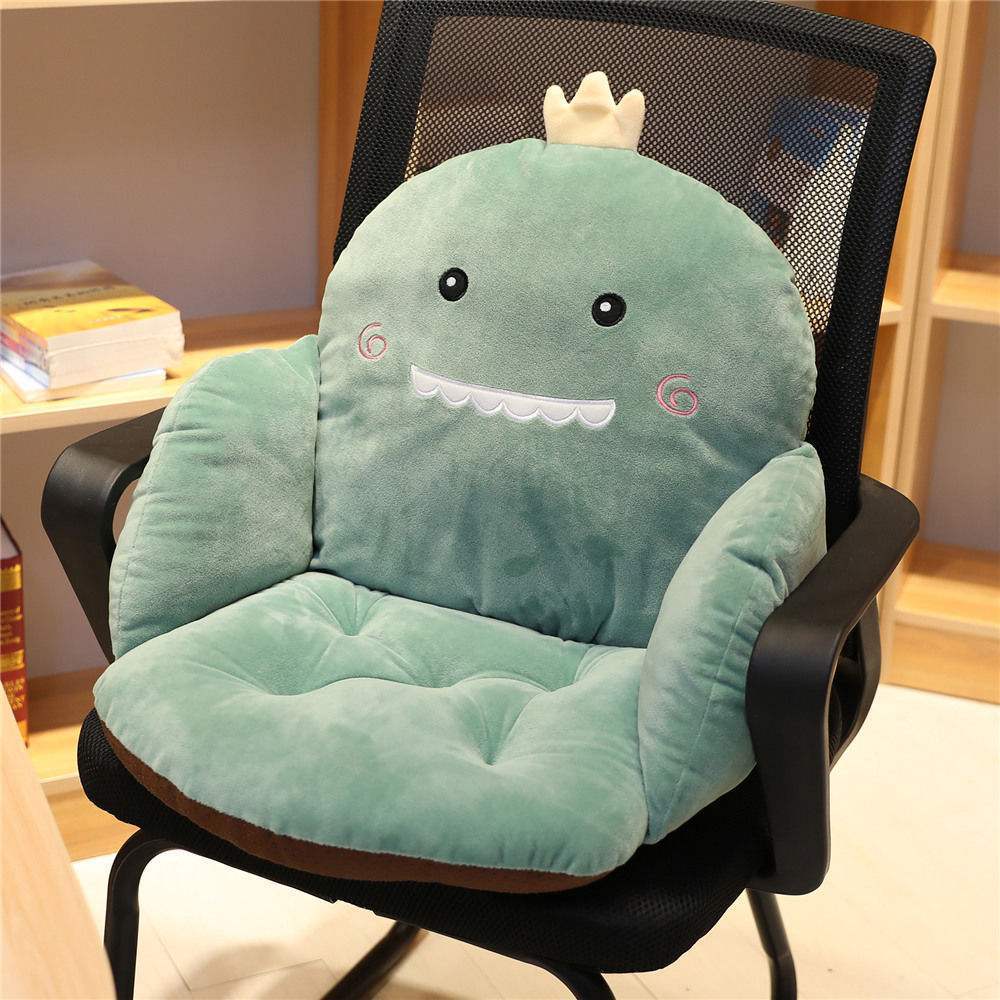 HKM-714067 Plush Cotton Office Chair Cushion with Cartoon Anime Patterns