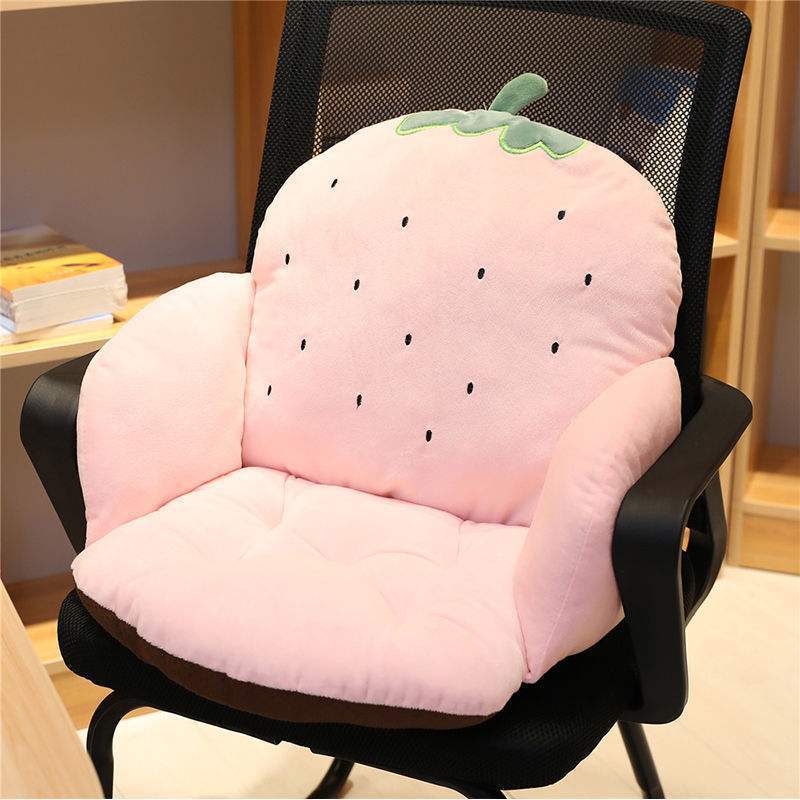 HKM-714067 Plush Cotton Office Chair Cushion with Cartoon Anime Patterns