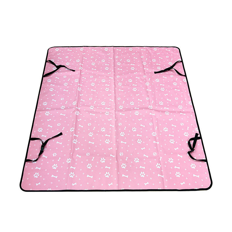 HKM-714131 Water and Dirt Resistant Car Pet Mat for Dogs - Available in Multiple Colors and Patterns