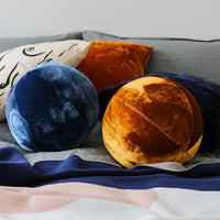 HKM-714387 Homemade Velvet Spherical Soft Sculpture Pillow - Nordic Style Decoration for Bedroom and Sofa