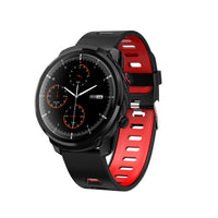 HKM-714451 Smart Watch with Blood Pressure and Heart Rate Monitoring, Waterproof Design, Step Counter, and Multi-Sport Functions