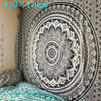 HKM-714643 Yin Yang Mandala Tapestry - 100% Polyester Wall Hanging Decor