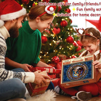 HKM-714707 Christmas Jesus Style Paper Advent Calendar Puzzle - 30x23x5.5cm