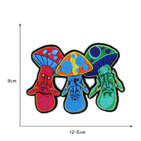 HKM-714771 Embroidered Polyester Fabric Sticker for Car Sun Love Decorations