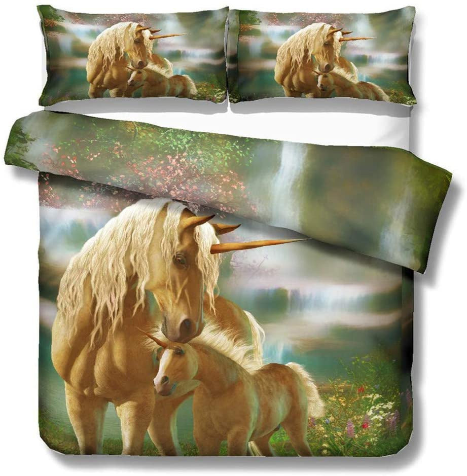 HKM-714771 Three-Piece Urban Stripe Cartoon Style Polyester Bedding Set