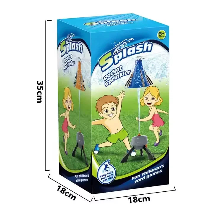 HKM-714771 Water Rocket Sprinkler Toy Set for Kids - Fun Outdoor Garden Play with Eco-Friendly Materials