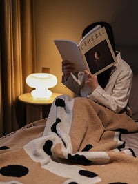 HKM-714899 Half Fleece Blanket for Comfort and Warmth, Geometric Design, 160x105cm, Ideal for Living Room