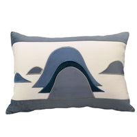 HKM-714899 New Chinese Modern Luxury Style Pillow - Blue 50x50cm & 35x50cm Options