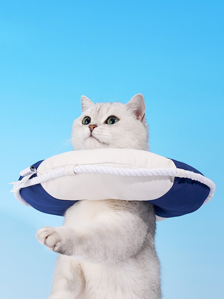 HKM-714963 Anti-Licking Recovery Collar for Cats and Dogs - Adjustable Pet Ring for Healing and Skin Care