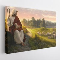 HKM-715091 Minimalist Printed Canvas Poster - Dear Shepherd Design