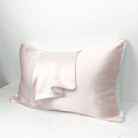HKM-715091 Mulberry Silk Pillowcase - Wine Red - 48x74cm Single-Sided Satin Weave