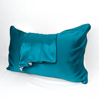 HKM-715091 Mulberry Silk Pillowcase - Wine Red - 48x74cm Single-Sided Satin Weave