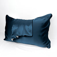 HKM-715091 Mulberry Silk Pillowcase - Wine Red - 48x74cm Single-Sided Satin Weave