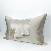 HKM-715091 Mulberry Silk Pillowcase - Wine Red - 48x74cm Single-Sided Satin Weave