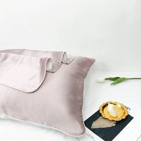 HKM-715091 Mulberry Silk Pillowcase - Wine Red - 48x74cm Single-Sided Satin Weave