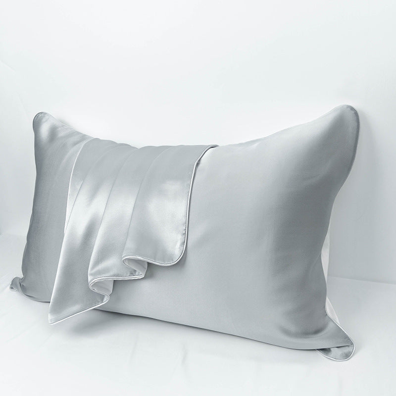 HKM-715091 Mulberry Silk Pillowcase - Wine Red - 48x74cm Single-Sided Satin Weave