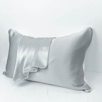 HKM-715091 Mulberry Silk Pillowcase - Wine Red - 48x74cm Single-Sided Satin Weave
