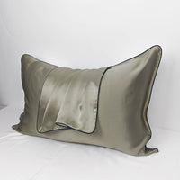 HKM-715091 Mulberry Silk Pillowcase - Wine Red - 48x74cm Single-Sided Satin Weave