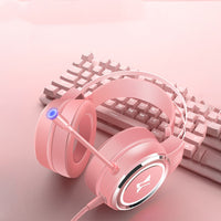 HKM-715155 Gaming Headset with 7.1 Surround Sound and Protein Earmuffs - Wired PC Earphone