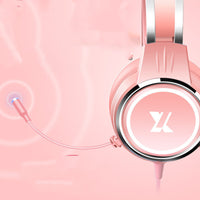 HKM-715155 Gaming Headset with 7.1 Surround Sound and Protein Earmuffs - Wired PC Earphone