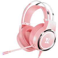 HKM-715155 Gaming Headset with 7.1 Surround Sound and Protein Earmuffs - Wired PC Earphone