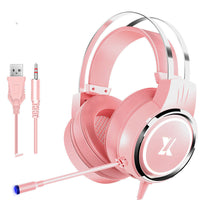 HKM-715155 Gaming Headset with 7.1 Surround Sound and Protein Earmuffs - Wired PC Earphone