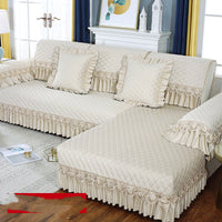 HKM-715155 Plush Winter Anti-Skid Sofa Cushion Covers in Various Colors and Sizes