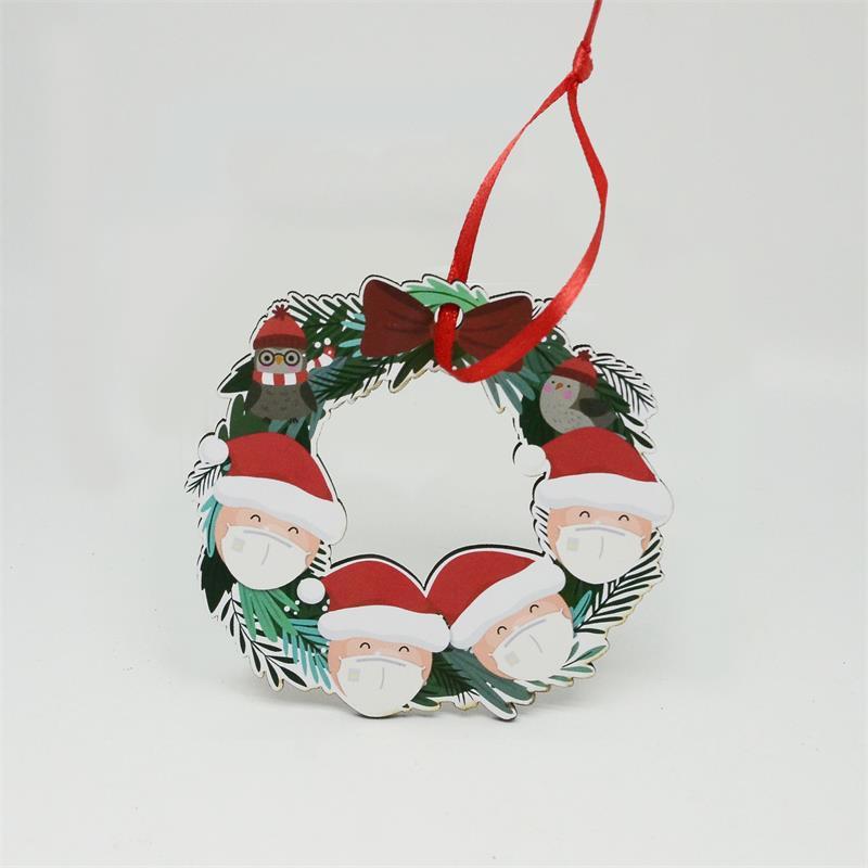HKM-715219 Wooden Snowman Hanging Decoration for Christmas Tree - Various Sizes Available