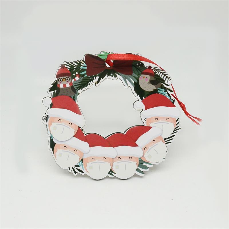 HKM-715219 Wooden Snowman Hanging Decoration for Christmas Tree - Various Sizes Available