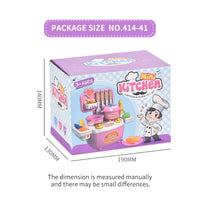 HKM-715347 Mini Play Kitchen Toy Set for Kids - Pretend Role Play Appliances, Unisex 2-4 Years, Plastic