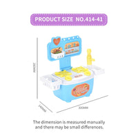 HKM-715347 Mini Play Kitchen Toy Set for Kids - Pretend Role Play Appliances, Unisex 2-4 Years, Plastic