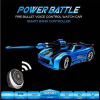 HKM-715667 Smart Voice-Controlled Remote Control Car with Shooting Function for Kids Ages 5 and Up