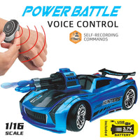 HKM-715667 Smart Voice-Controlled Remote Control Car with Shooting Function for Kids Ages 5 and Up
