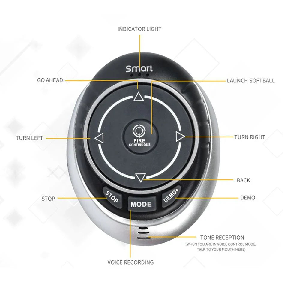 HKM-715667 Smart Voice-Controlled Remote Control Car with Shooting Function for Kids Ages 5 and Up