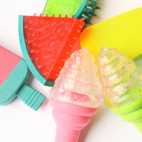HKM-715731 Summer Fruit-Themed Frozen Dog Chew Toy - Watermelon, Pineapple, Ice Cream & More