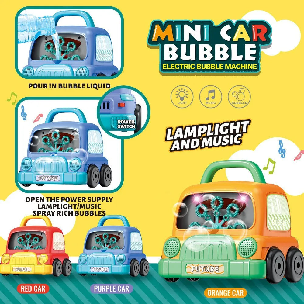 HKM-715923 Electric Cactus Bubble Machine with Music and Light for Kids – Portable Indoor and Outdoor Toy for All Ages