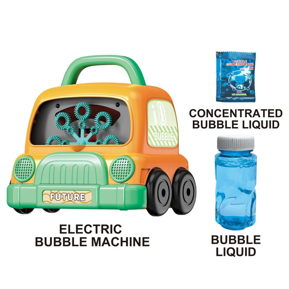 HKM-715923 Electric Cactus Bubble Machine with Music and Light for Kids – Portable Indoor and Outdoor Toy for All Ages