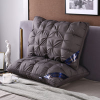 HKM-715923 Feather Silk Cotton Filled Washed Tencel Velvet Rectangular Pillow (10.1-15cm Height)