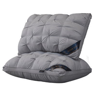 HKM-715923 Feather Silk Cotton Filled Washed Tencel Velvet Rectangular Pillow (10.1-15cm Height)