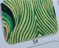 HKM-715923 Glitter Gold Peacock Pattern PU Leather for Shoes and Accessories - 137cm Wide, 0.5mm Thickness
