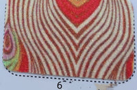 HKM-715923 Glitter Gold Peacock Pattern PU Leather for Shoes and Accessories - 137cm Wide, 0.5mm Thickness