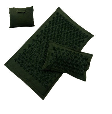 HKM-715923 Organic Linen Acupuncture Massage Cushion with Pillow and Bag - Relaxation and Restful Sleep Essentials