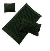 HKM-715923 Organic Linen Acupuncture Massage Cushion with Pillow and Bag - Relaxation and Restful Sleep Essentials