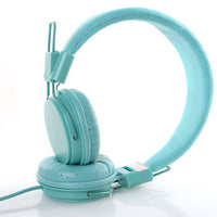 HKM-715987 Wired Headset with In-Line Microphone for PC Use - Comfortable Over-Ear Design