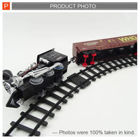 HKM-716051 Electric Train Toy Set for Kids - Railway Model, Plastic Construction, Ages 2-4