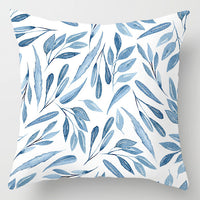 HKM-716307 Super Soft Printed Cushion Cover - Brushed Cloth & Imitation Linen, 45x45cm