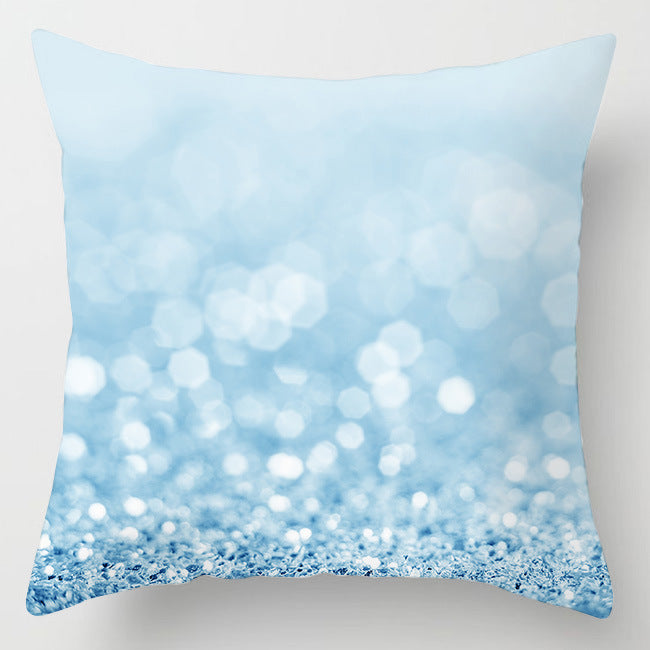 HKM-716307 Super Soft Printed Cushion Cover - Brushed Cloth & Imitation Linen, 45x45cm